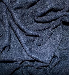 Трикотаж жаккард колір темно-синій | Textile Plaza