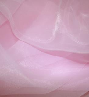 Органза шторная, цвет розовый | Textile Plaza