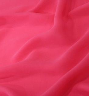 Шифон, колір рожевої камелії | Textile Plaza