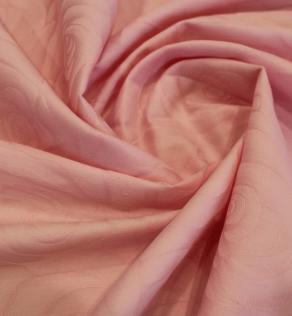 Сатин жаккард для постельного белья розы, розовый цвет | Textile Plaza