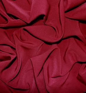 Костюмна тканина Барби колір марсала | Textile Plaza