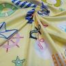 Тканина для дитячої постільної білизни, морська тематика на світло-жовтому фоні | Textile Plaza