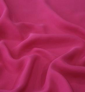 Шифон, насыщенный темно-розовый | Textile Plaza