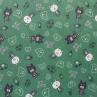 Підкладкова тканина, принт іграшки на зеленому | Textile Plaza