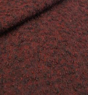 Букле, бордовий колір | Textile Plaza