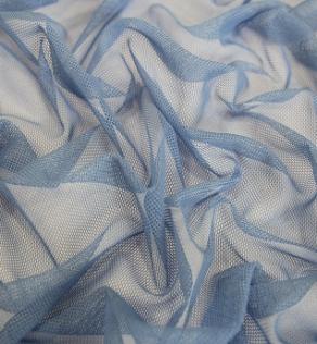 Стрейч сетка, цвет голубой | Textile Plaza
