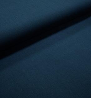 Стрейч коттон однотонный,  темно-синий | Textile Plaza