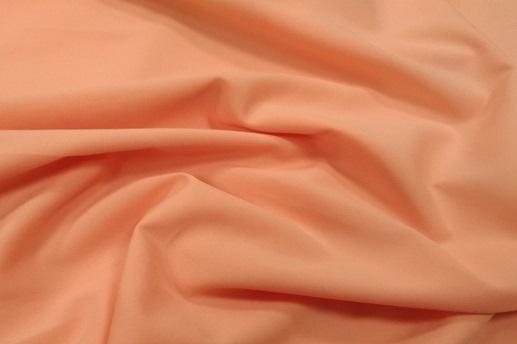 Супер софт (стрейч-шифон Gucci) однотонный оранжево-лососевый | Textile Plaza