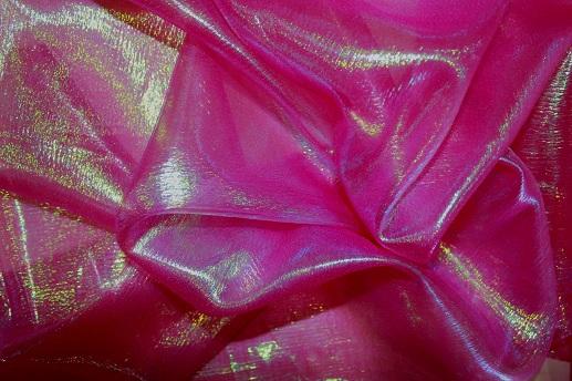 Органза цвет фуксия | Textile Plaza