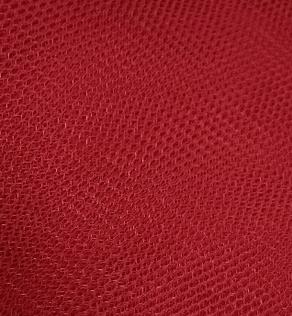 Фатин жесткий, темно-красный | Textile Plaza