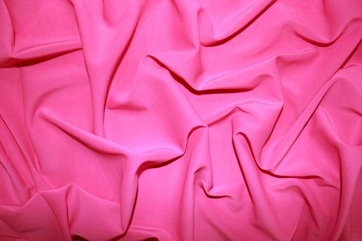 Стрейч-шифон, цвет яркий розовый | Textile Plaza