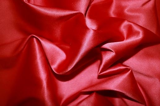 Коттон-атлас цвет красный | Textile Plaza