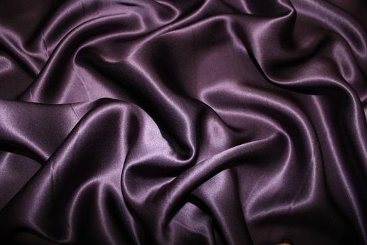 Шовк Італія темно-фіолетовий (баклажан) | Textile Plaza