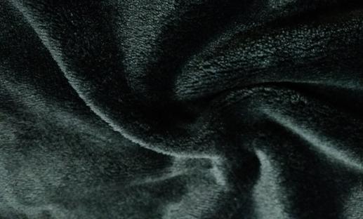 Махра Велсофт однотонная, черный | Textile Plaza