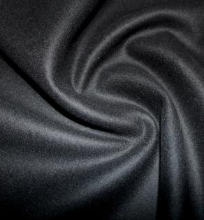 Кашемир драп, черный | Textile Plaza