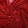 Сетка вышивка пайетками цвет красный | Textile Plaza