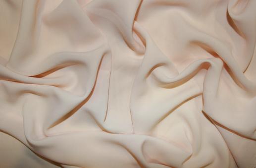 Ткань блузочно-плательная, цвет персиковый | Textile Plaza
