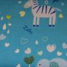 Тканина для дитячої постільної білизни, зебра/жаба/слоник | Textile Plaza