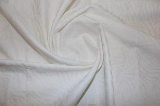 Сатин жаккард для постельного белья узоры, цвет молоко | Textile Plaza