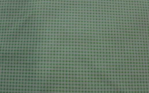 Сатин для постельного белья, зеленая клетка | Textile Plaza