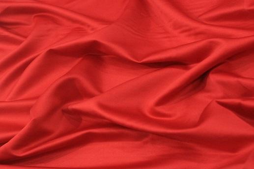 Атлас Valentino, цвет красная Аврора (хит сезона) | Textile Plaza