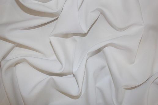 Костюмная ткань Барби цвет белый | Textile Plaza