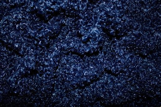 Мех барашек цвет темно-синий | Textile Plaza