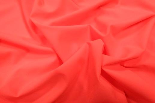 Супер софт (стрейч-шифон Gucci) однотонний, оранжево-рожевий неон | Textile Plaza