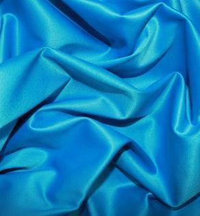 Коттон-атлас насыщенный голубой | Textile Plaza