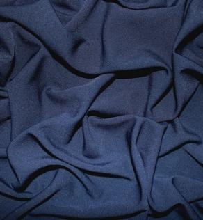 Костюмная ткань твил блузочный цвет темно-синий | Textile Plaza
