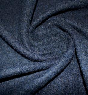 Трикотаж пальтовий, темно-синій | Textile Plaza