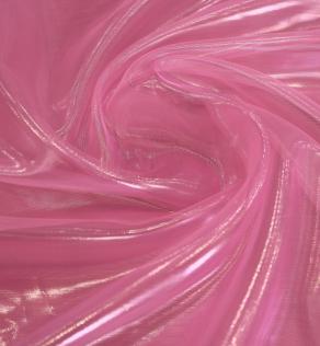 Органза хамелеон, колір рожевий | Textile Plaza