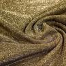 Трикотаж люрекс, коричневий з золотом | Textile Plaza