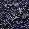 Гіпюр набивний, колір темно-синій | Textile Plaza