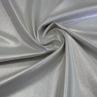 Кожа однотонная с блеском, серебро | Textile Plaza
