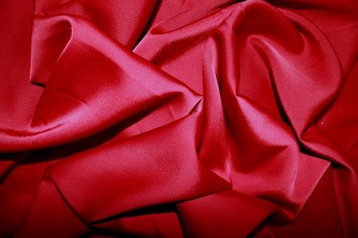  Стрейч сатин колір червоний | Textile Plaza