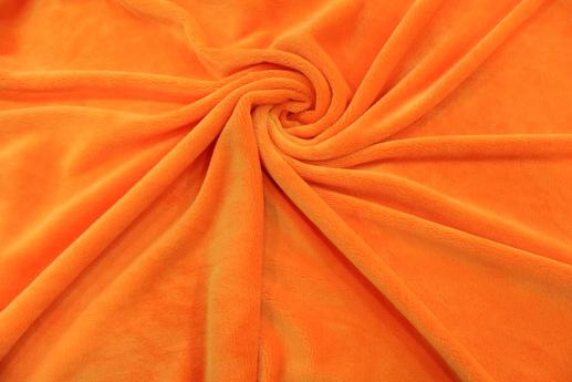 Махра Велсофт, двусторонняя оранжевый | Textile Plaza