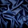 Стрейч атлас щільний колір глибокий синій | Textile Plaza