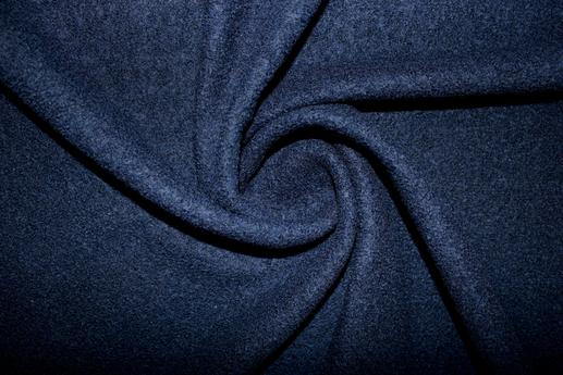 Шерсть пальтова Баритон, колір темно-синій | Textile Plaza