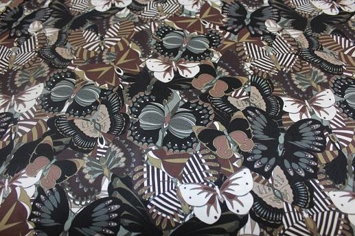 Креп шелк бабочки ( остаток 70см, ) | Textile Plaza