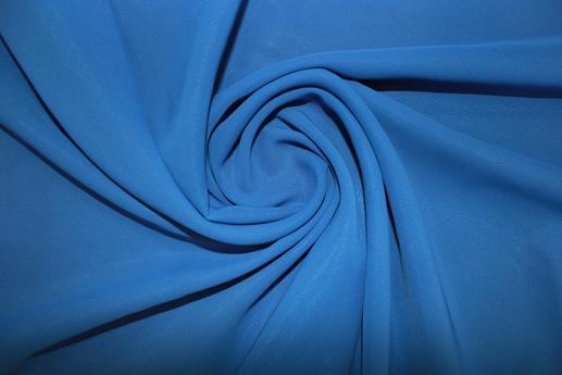 Шифон, колір синій | Textile Plaza