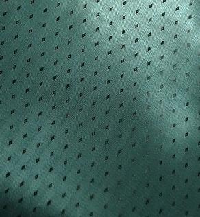 Подкладочная ткань жаккард, темный изумруд, ромбики | Textile Plaza