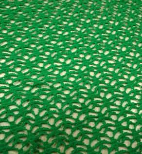 Гипюр цветной, зеленый | Textile Plaza
