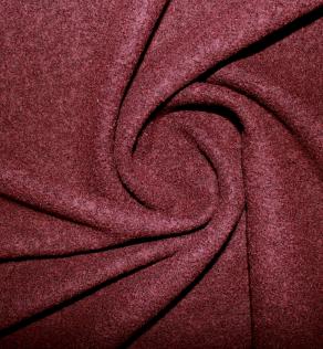 Шерсть пальтова Баритон, колір бардо | Textile Plaza