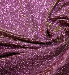 Трикотаж люрекс, фиолетовый с золотым отливом | Textile Plaza