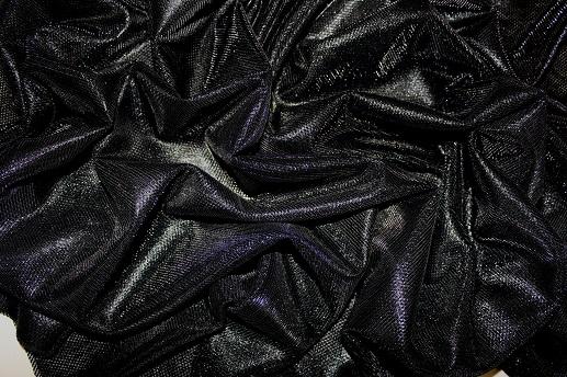 Сетка люрекс цвет черный | Textile Plaza