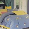 Ткань для детского постельного белья, птички на желтом фоне | Textile Plaza