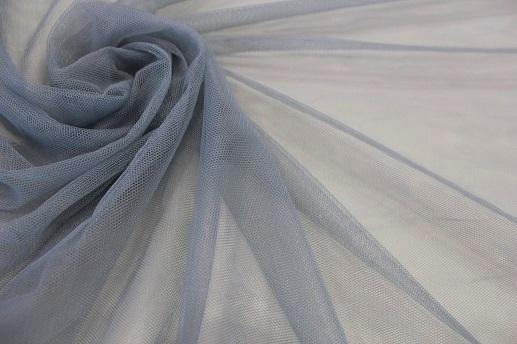 Фатин м'який колір сіро-блакитний | Textile Plaza