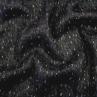 Жаккард костюмный CHANEL черно-синий с люрексом | Textile Plaza
