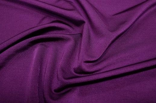 Трикотаж мікромасло однотонне насичено-фіолетове | Textile Plaza